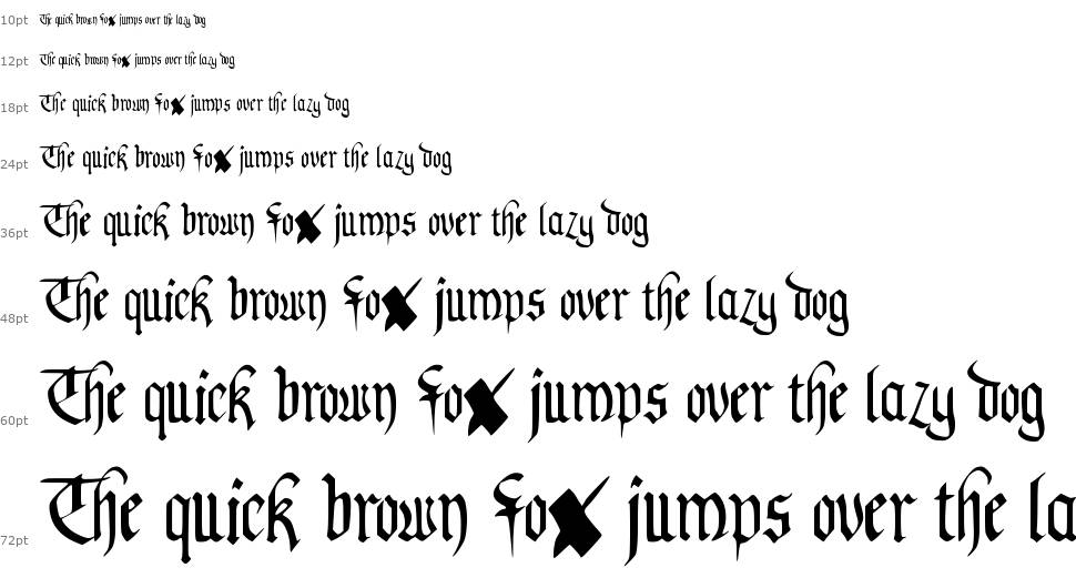 PentaGram's Callygraphy písmo Vodopád