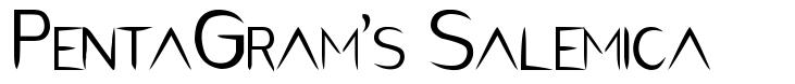PentaGram's Salemica шрифт