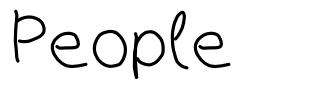 People font