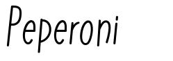 Peperoni шрифт