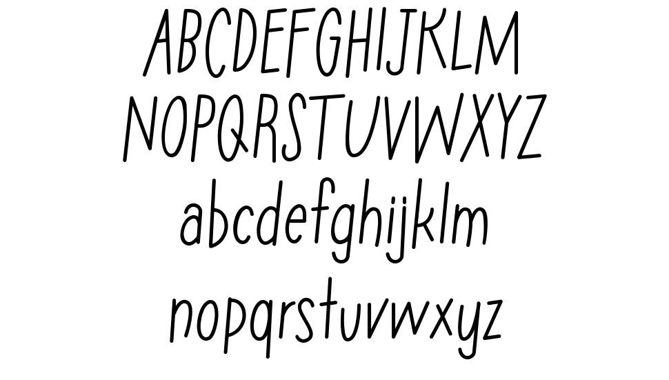 Peperoni font Örnekler