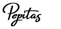 Pepitas schriftart