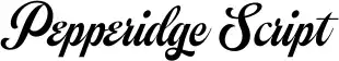 Pepperidge Script