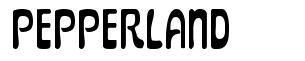 Pepperland шрифт