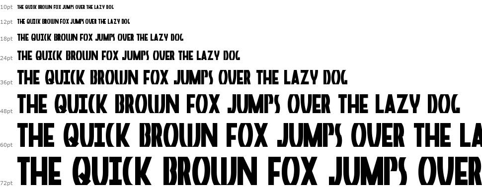 Perceptual font Waterfall