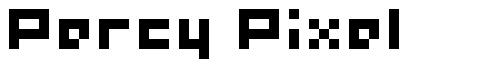 Percy Pixel font