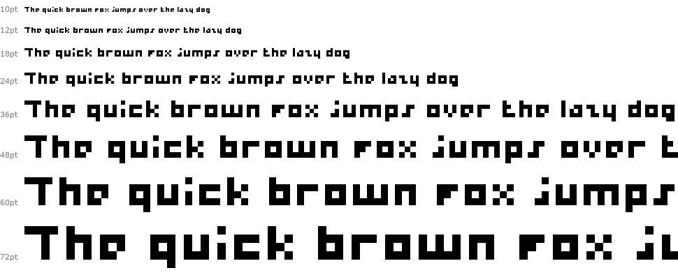 Percy Pixel font Şelale