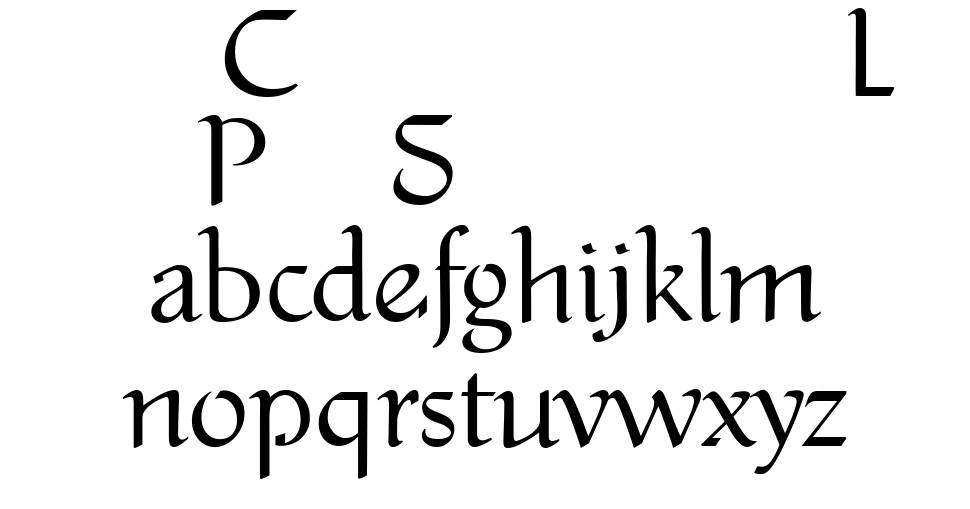 Pere Lachaise font Örnekler