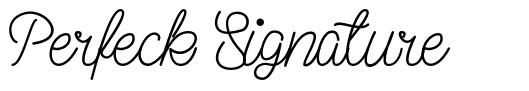 Perfeck Signature písmo