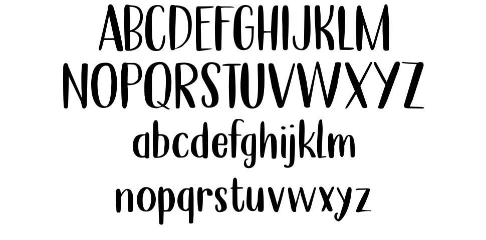 Perfect Day font specimens