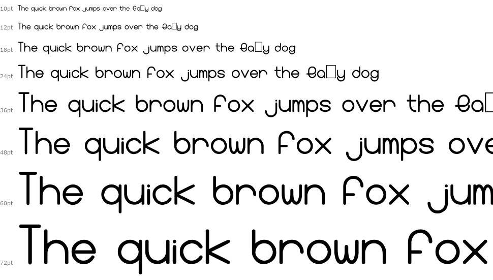 Perfect Fonts шрифт Водопад