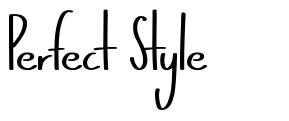 Perfect Style font