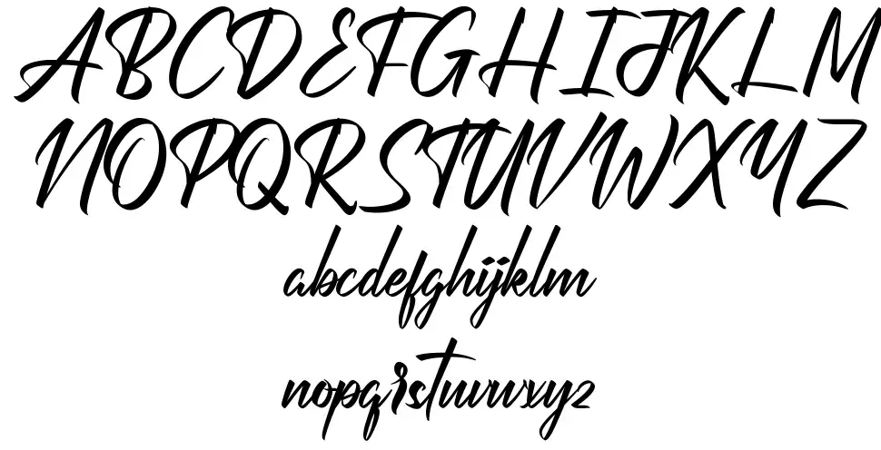 Perfection font specimens