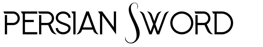 Persian Sword font