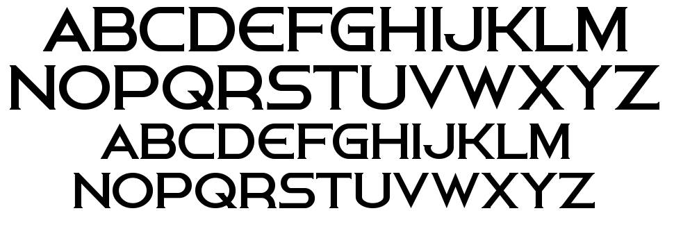 Persis font specimens