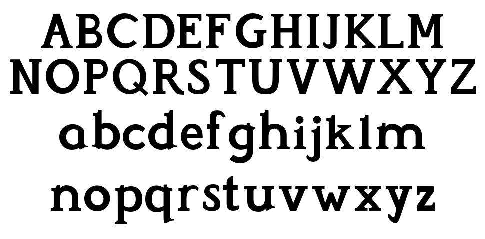 Perspicacious font specimens
