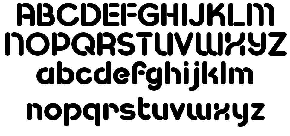 Pesta Stencil 字形 标本