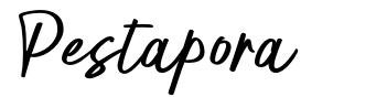 Pestapora шрифт