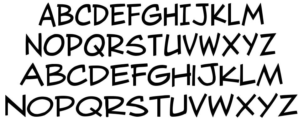 PetBone font specimens