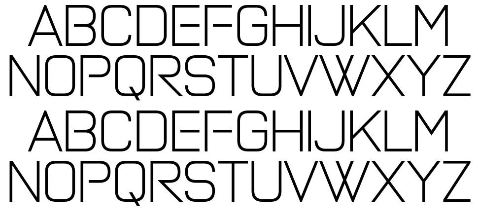 Petrichor Sublimey font Örnekler