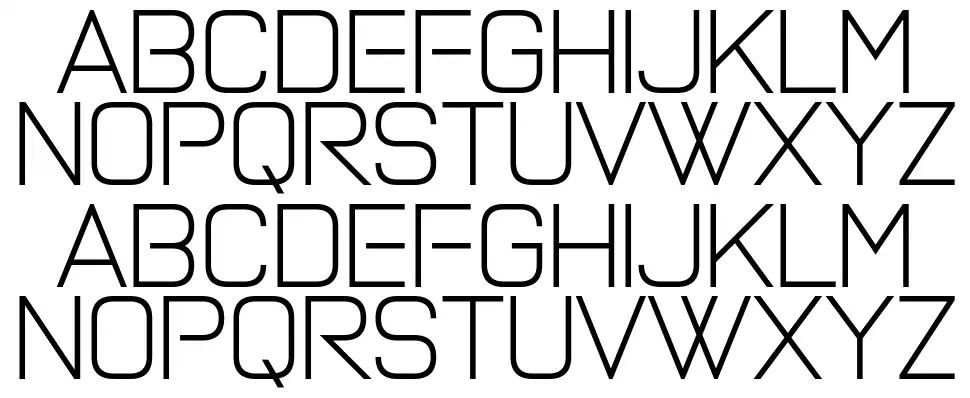 Petrichor Sublimey font Örnekler