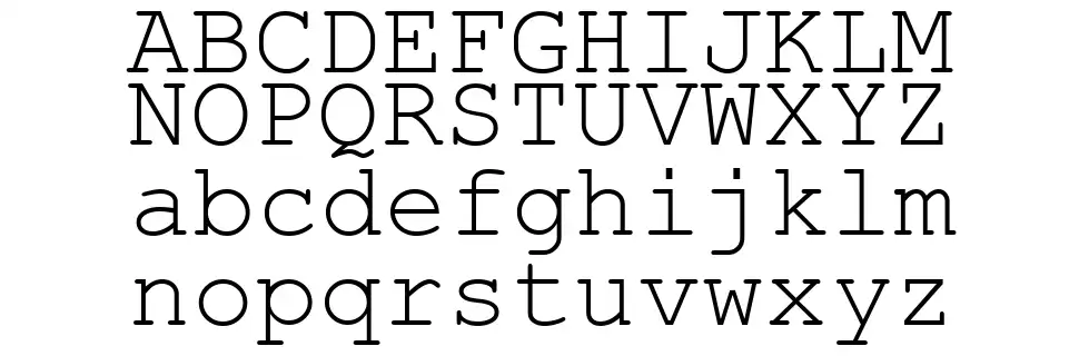 Phaisarn fixedfont specimens