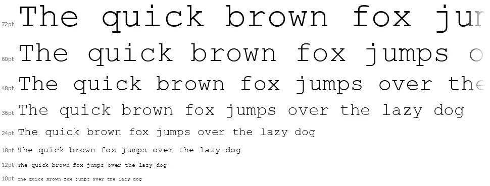 Phaisarn fixedfont waterfall