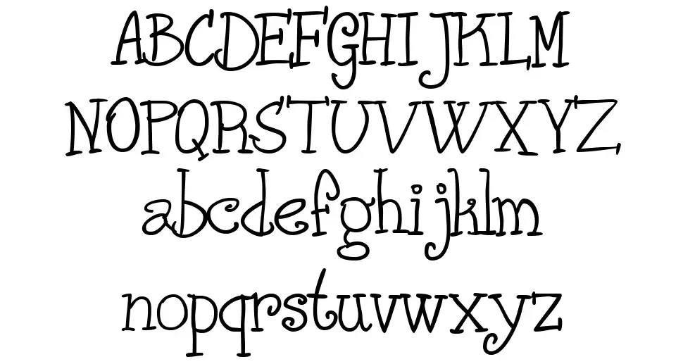 Phank font specimens