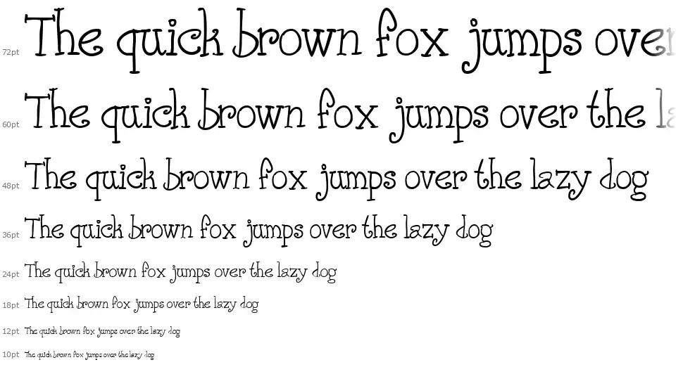 Phank font Waterfall