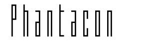 Phantacon шрифт