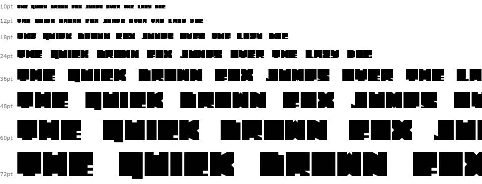 Phat Blox font Şelale