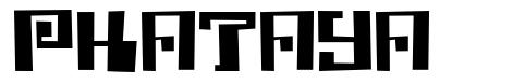 Phataya font