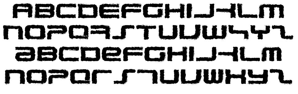 PhatBoy Slim Rough font specimens