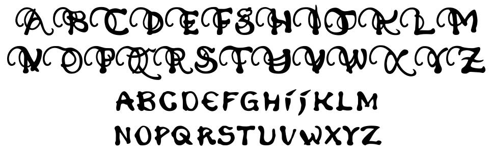 Phexometa フォント 標本