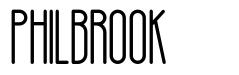 Philbrook font