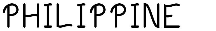 Philippine 字形