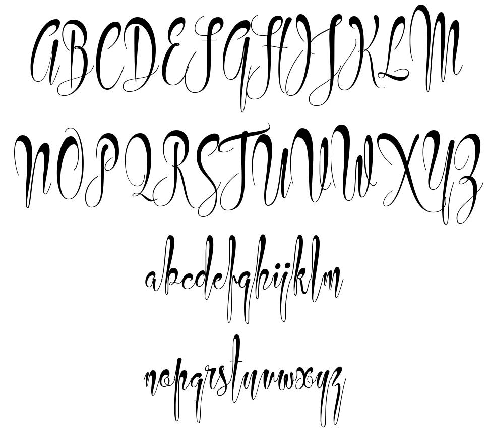 Philoshopy font specimens