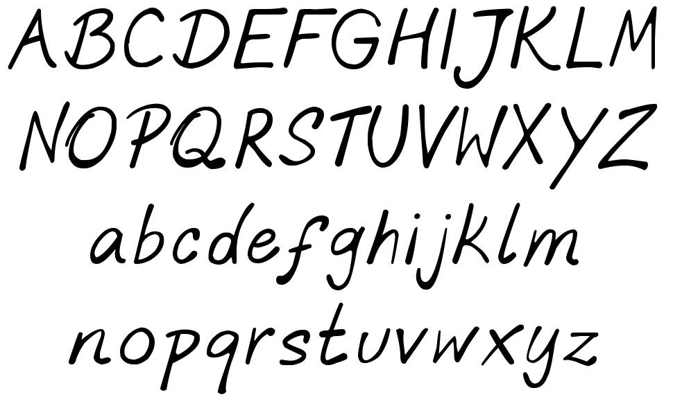 Phitradesign INK font specimens