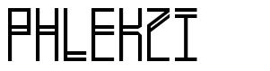 Phlekzi шрифт
