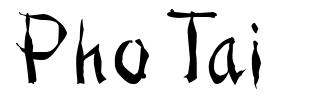 Pho Tai шрифт