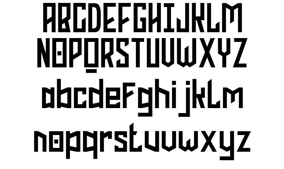 Phoenix Squad font specimens