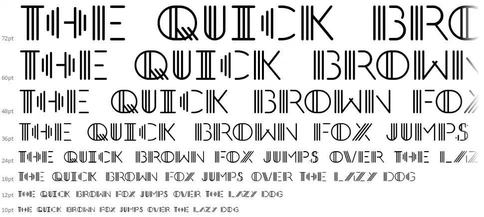 PhotoCab Displayfont waterfall