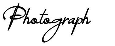 Photograph font