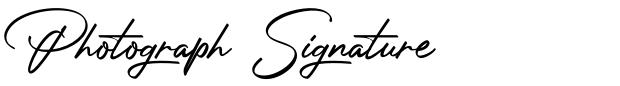 Photograph Signature