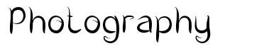 Photography font