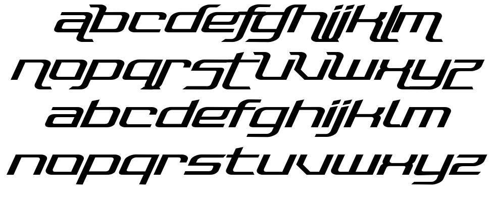 Photonica font specimens