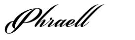 Phraell písmo