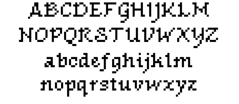 Piacevoli 字形 标本