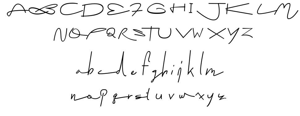 Picablo Fentier 字形 标本