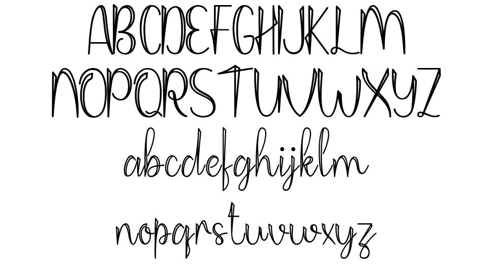 Piccolina font Örnekler